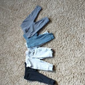 Gray, black and blue sweatpants for babies